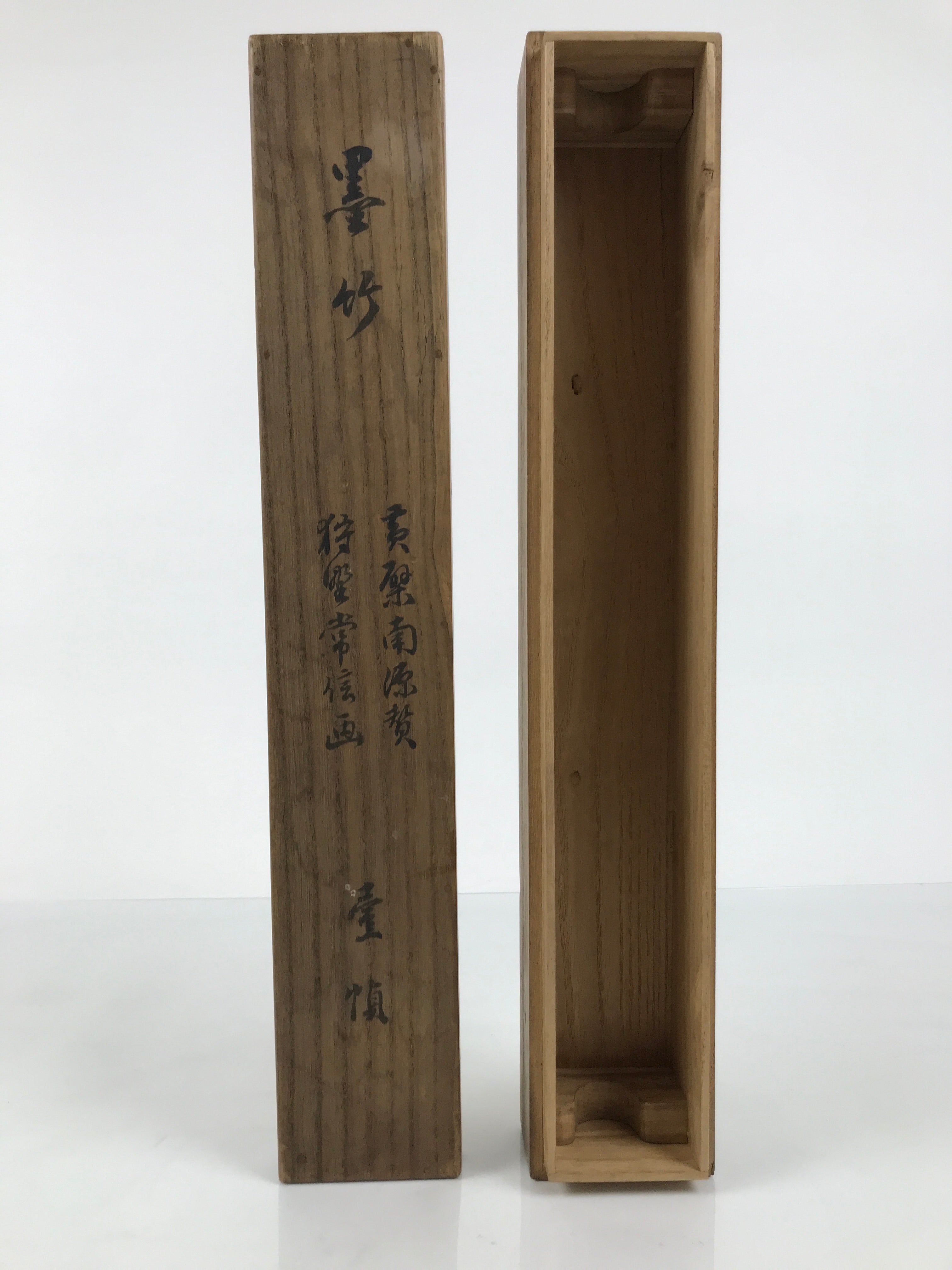 Japanese Wooden Hanging Scroll Box Vtg Kakejiku Hako Inside Length 42.9cm SB344