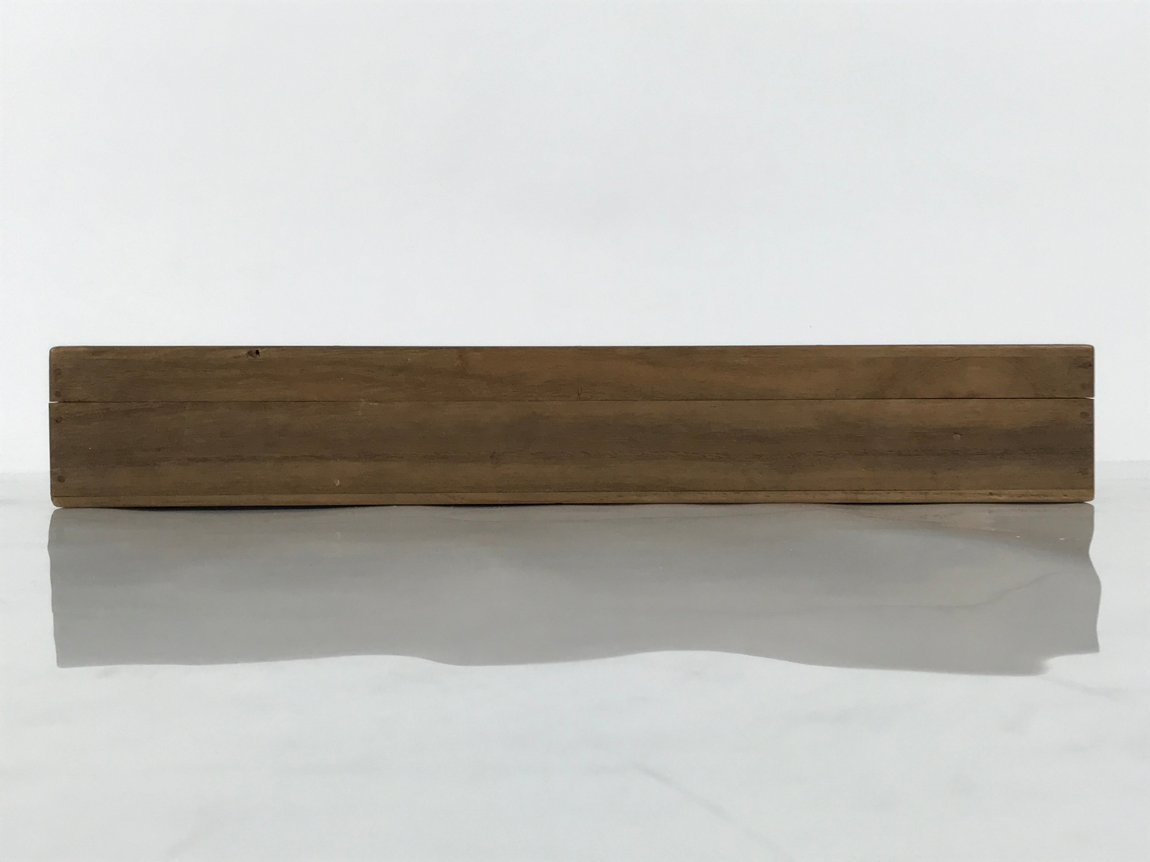 Japanese Wooden Hanging Scroll Box Vtg Kakejiku Hako Inside Length 42.9cm SB344