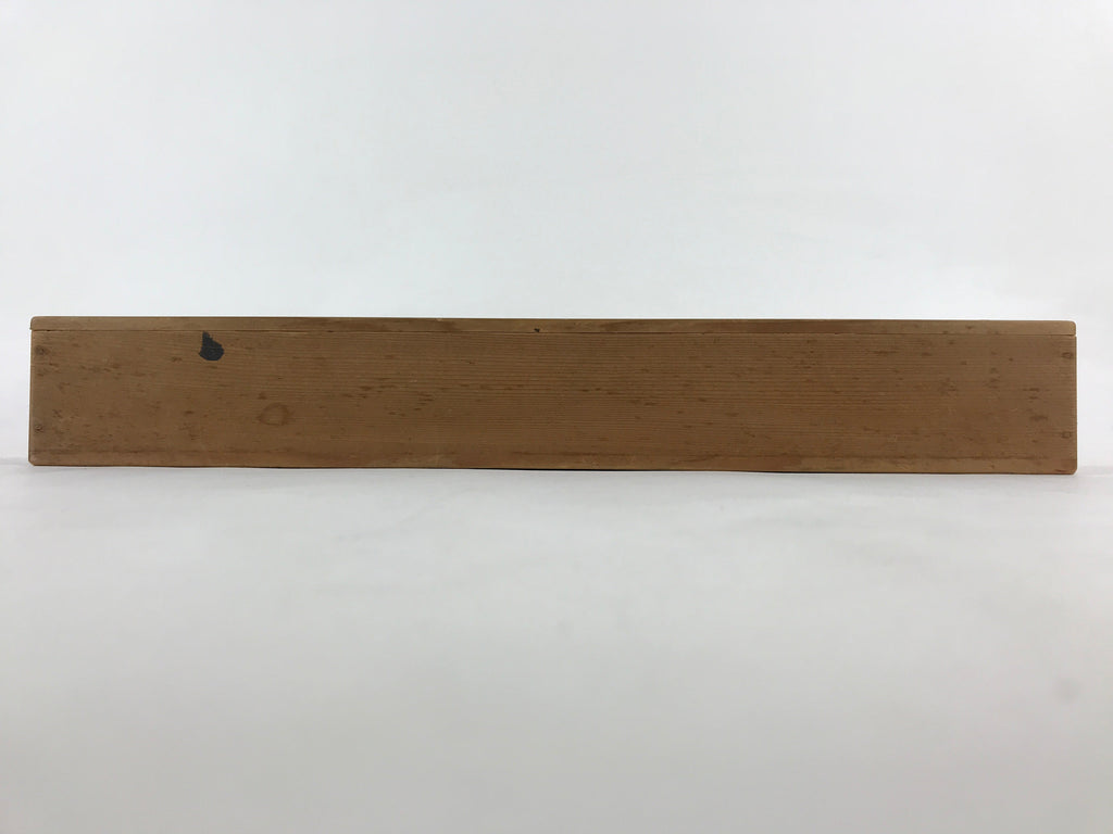 Japanese Wooden Hanging Scroll Box Vtg Kakejiku Hako Inside Length 44cm SB225