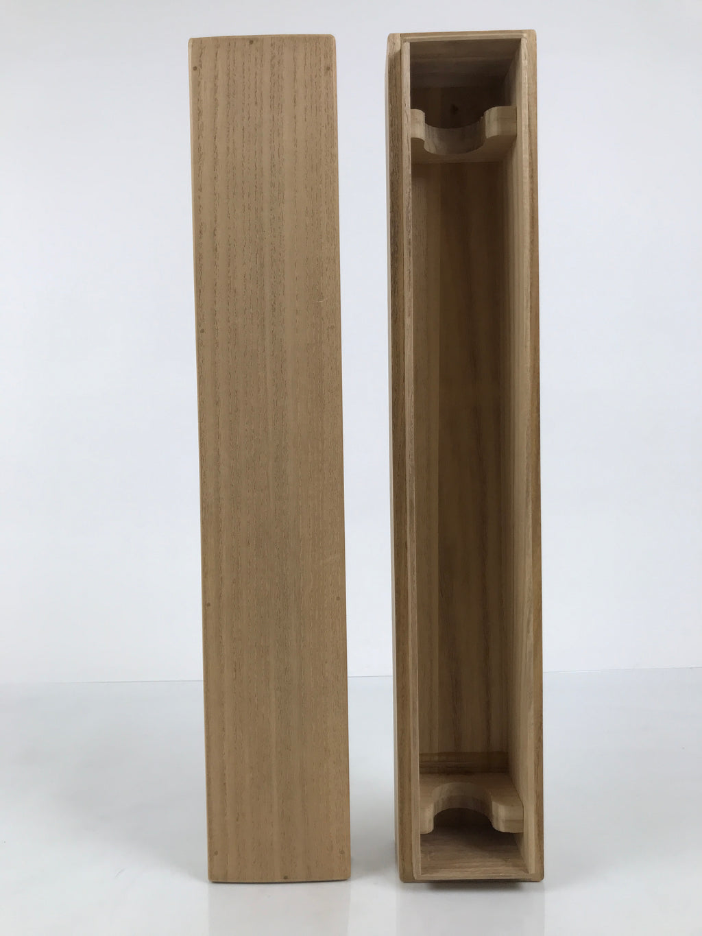 Japanese Wooden Hanging Scroll Box Vtg Kakejiku Hako Inside Length 44cm SB343