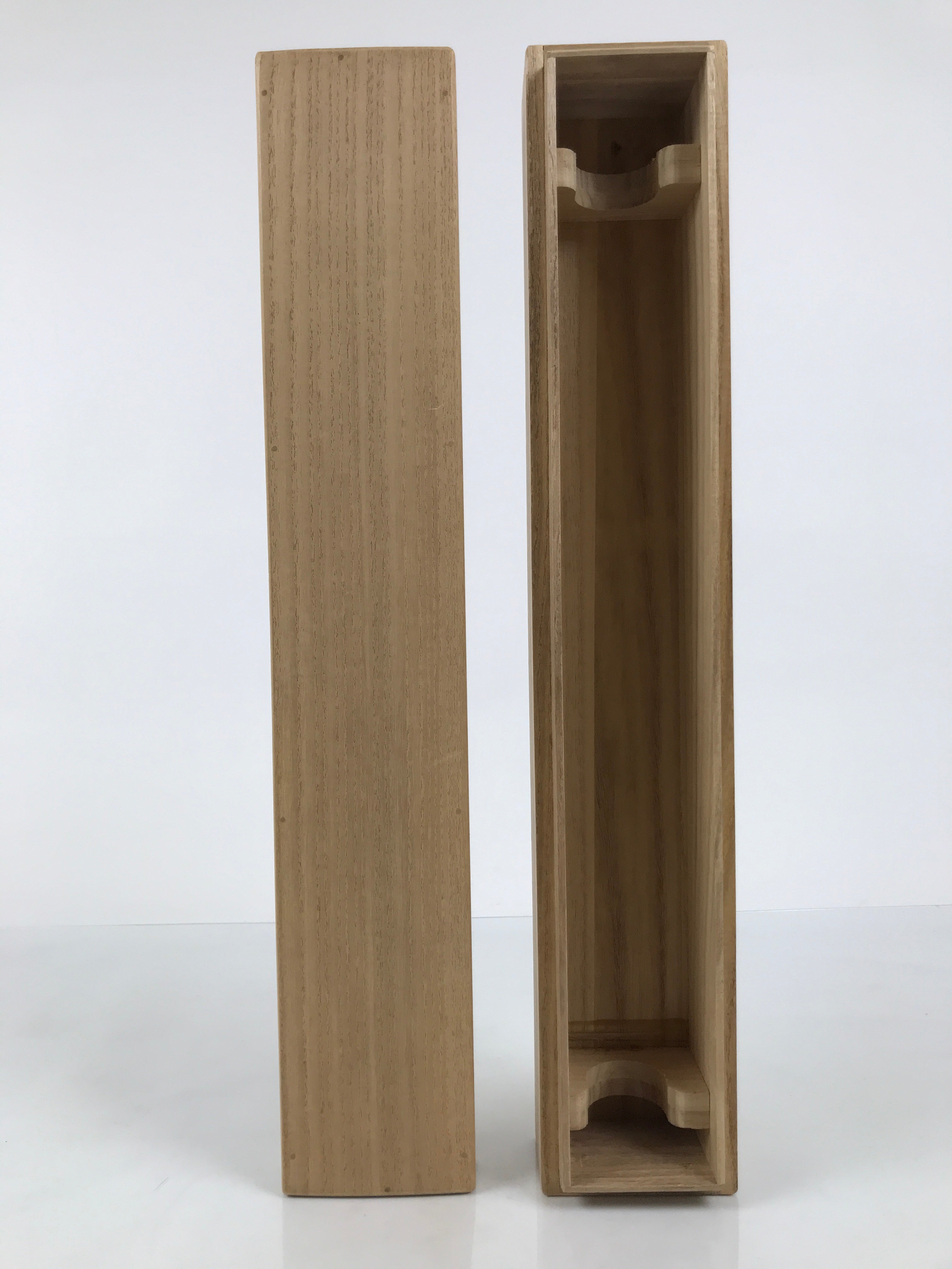 Japanese Wooden Hanging Scroll Box Vtg Kakejiku Hako Inside Length 44cm SB343