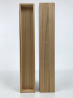 Japanese Wooden Hanging Scroll Box Vtg Kakejiku Hako Inside Length 44cm SB343