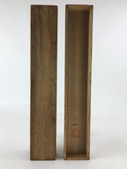 Japanese Wooden Hanging Scroll Box Vtg Kakejiku Hako Inside Length 45cm SB232