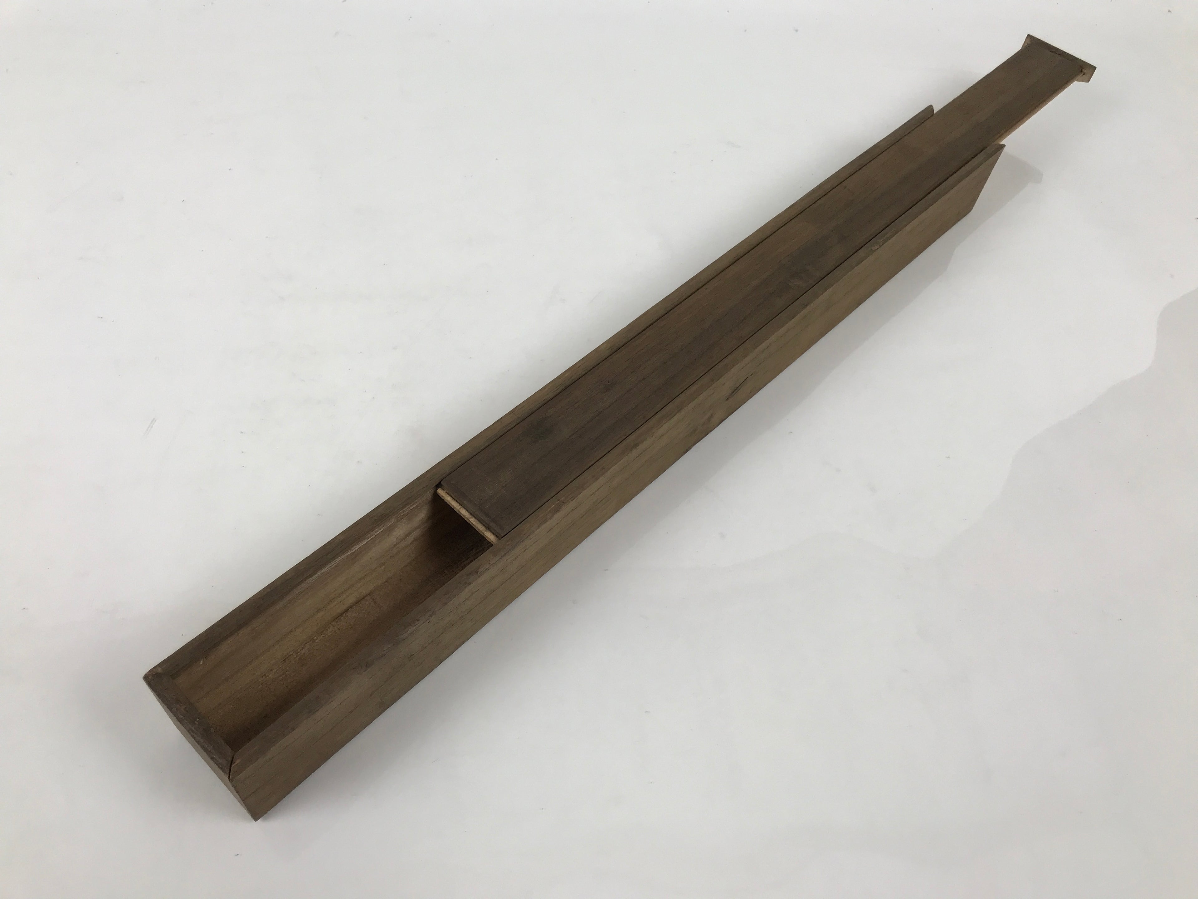 Japanese Wooden Hanging Scroll Box Vtg Kakejiku Hako Inside Length 46.4cm SB349