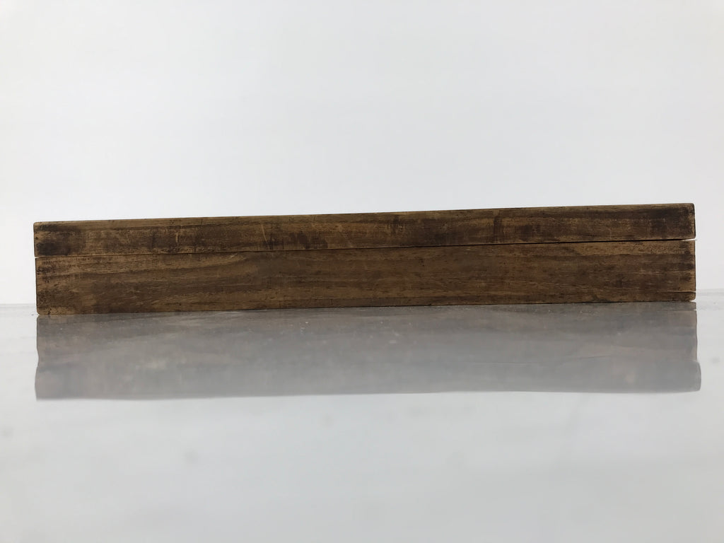 Japanese Wooden Hanging Scroll Box Vtg Kakejiku Hako Inside Length 49.1cm SB325
