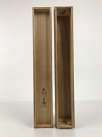 Japanese Wooden Hanging Scroll Box Vtg Kakejiku Hako Inside Length 49.2cm SB357