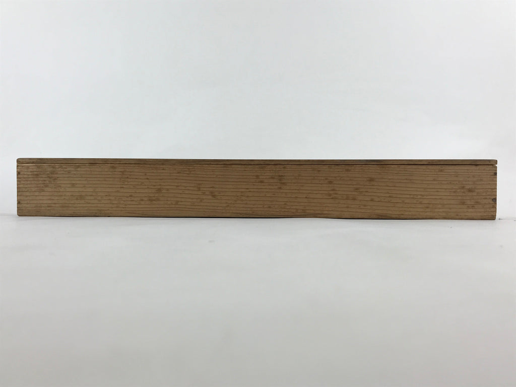 Japanese Wooden Hanging Scroll Box Vtg Kakejiku Hako Inside Length 50cm SB222