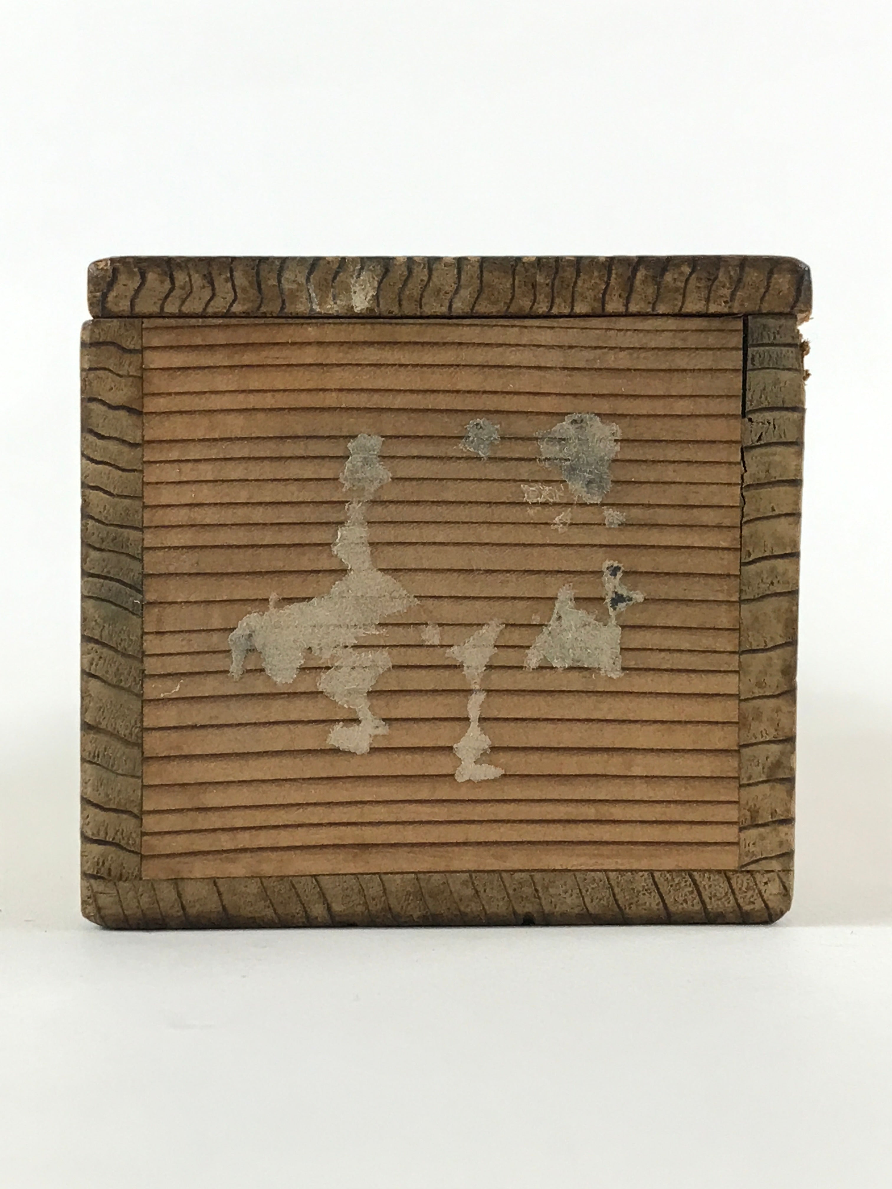 Japanese Wooden Hanging Scroll Box Vtg Kakejiku Hako Inside Length 50cm SB222