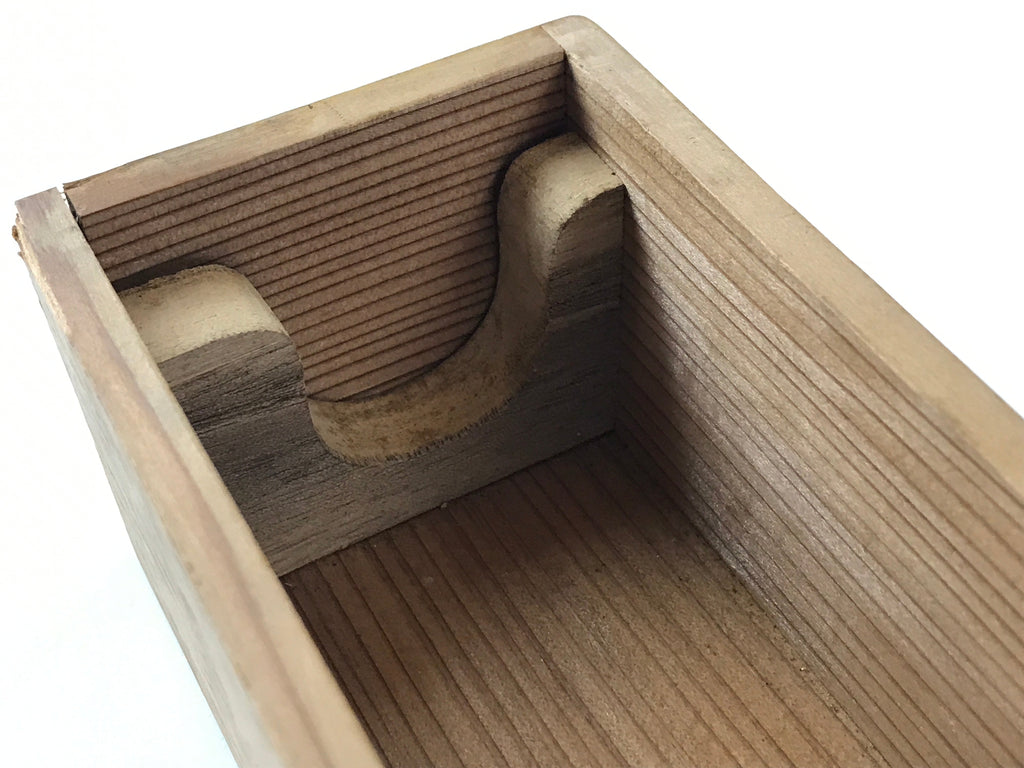 Japanese Wooden Hanging Scroll Box Vtg Kakejiku Hako Inside Length 50cm SB222