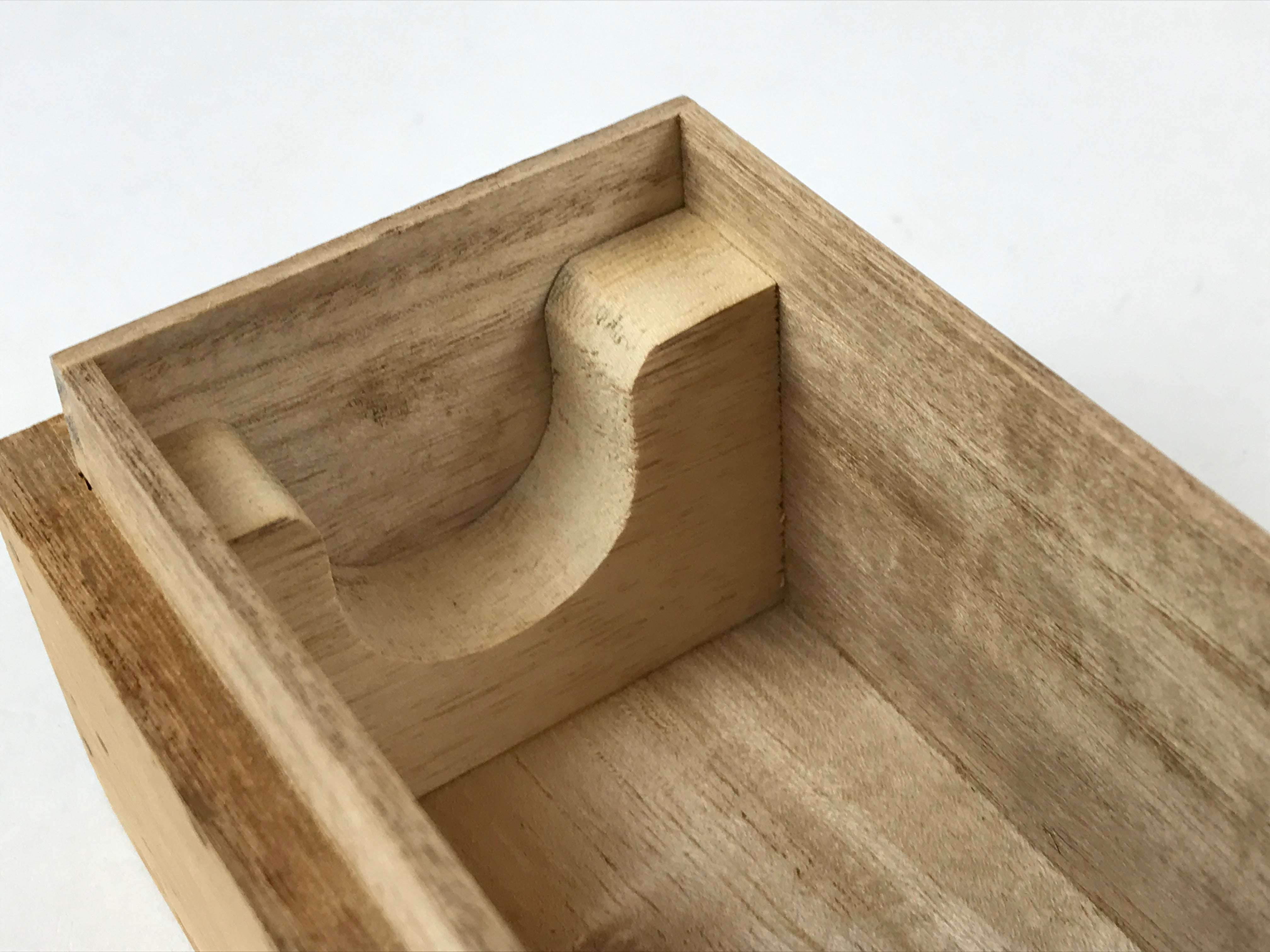 Japanese Wooden Hanging Scroll Box Vtg Kakejiku Hako Inside Length 51.5cm SB268