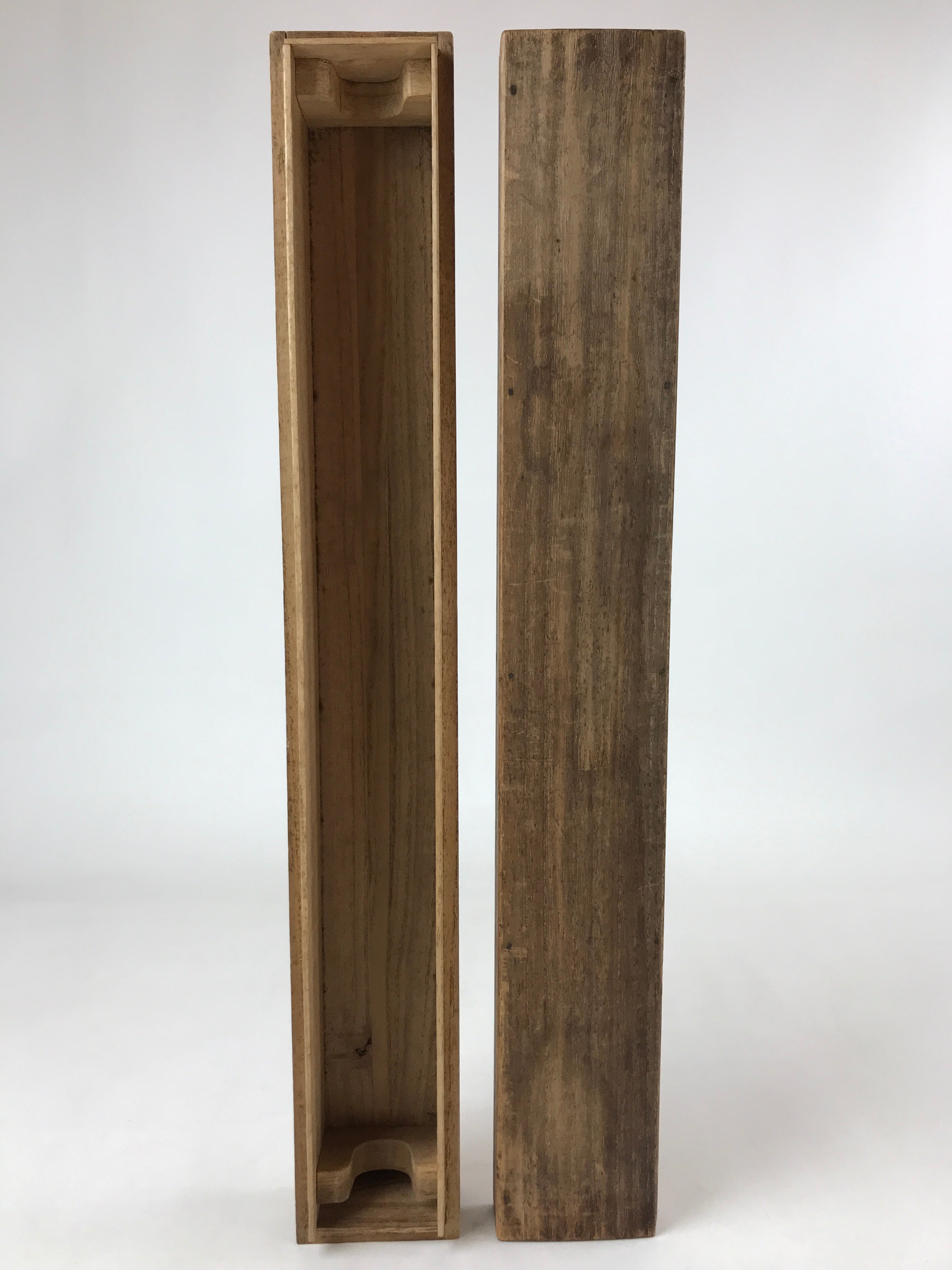 Japanese Wooden Hanging Scroll Box Vtg Kakejiku Hako Inside Length 52.8cm SB278