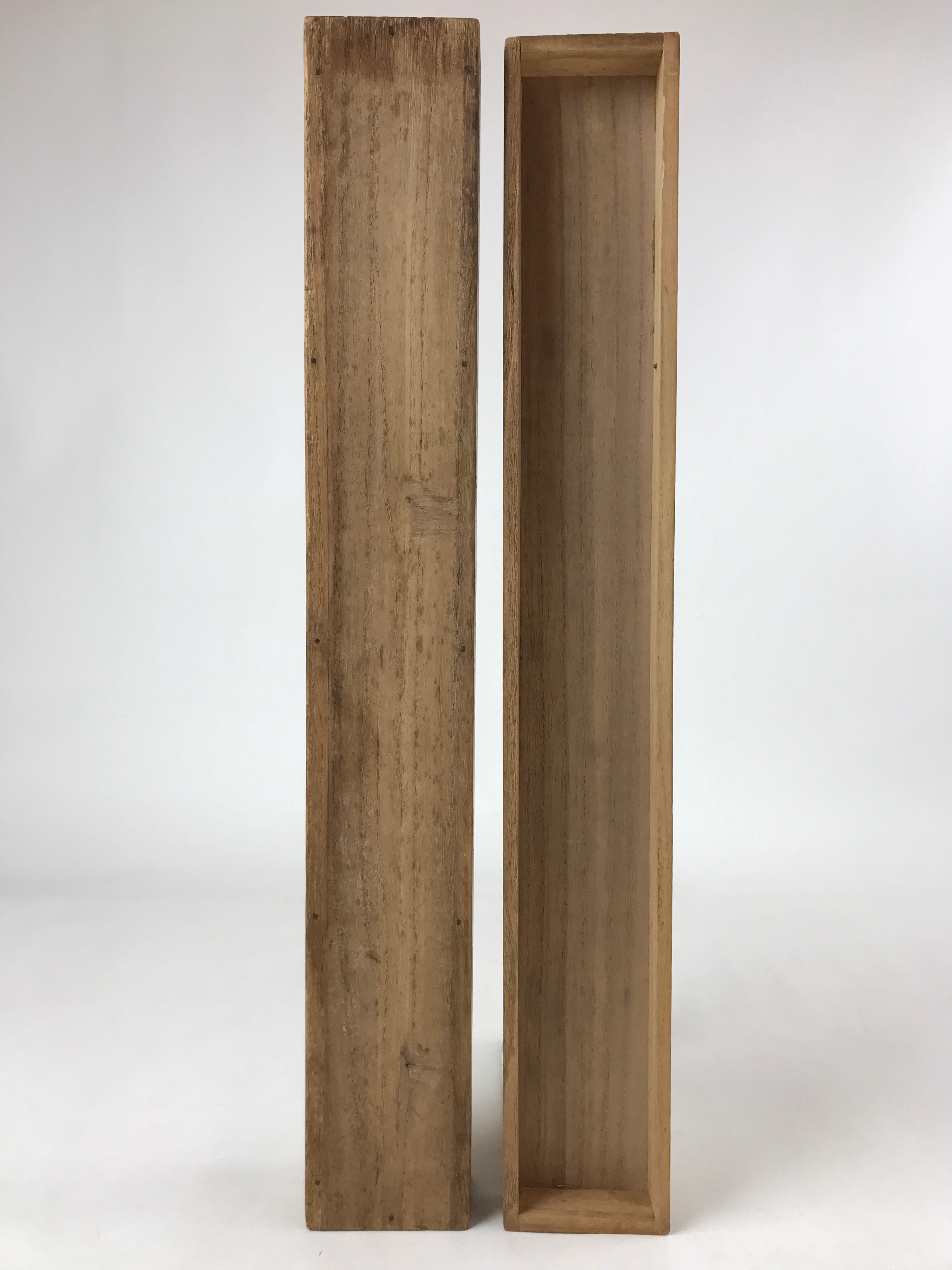 Japanese Wooden Hanging Scroll Box Vtg Kakejiku Hako Inside Length 52.8cm SB278