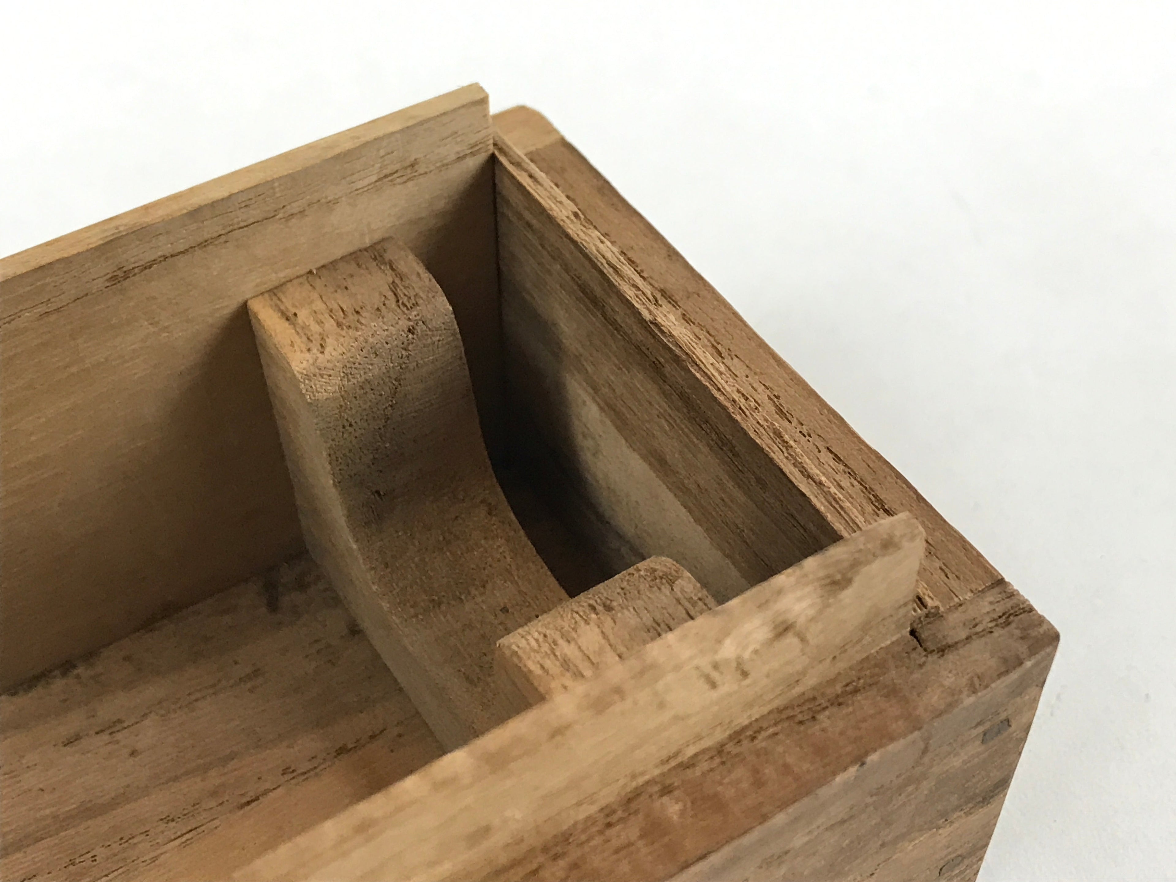 Japanese Wooden Hanging Scroll Box Vtg Kakejiku Hako Inside Length 52.8cm SB278