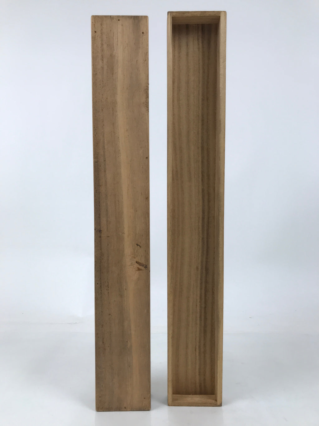 Japanese Wooden Hanging Scroll Box Vtg Kakejiku Hako Inside Length 53.3cm SB303