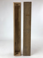 Japanese Wooden Hanging Scroll Box Vtg Kakejiku Hako Inside Length 53cm SB275