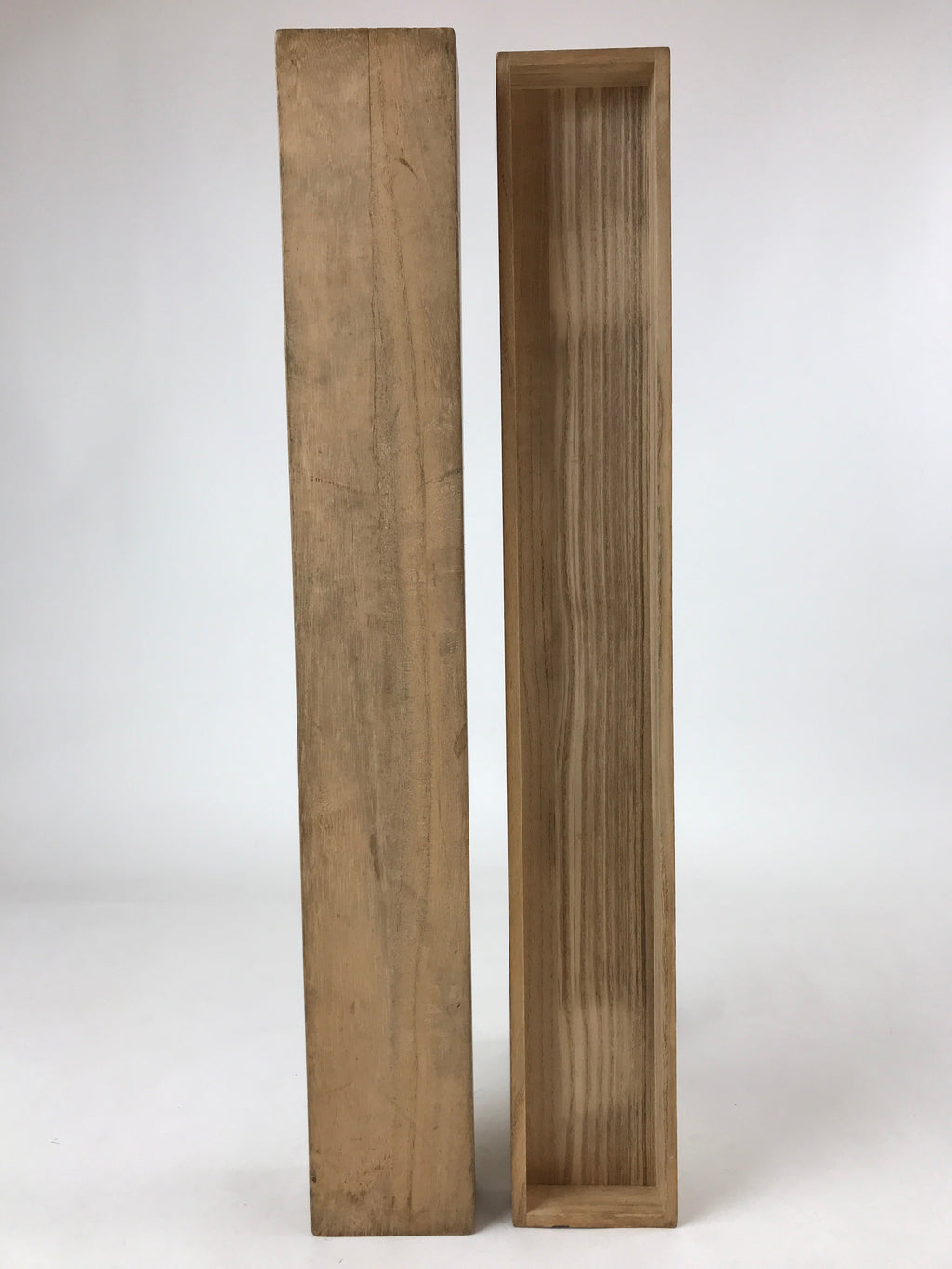 Japanese Wooden Hanging Scroll Box Vtg Kakejiku Hako Inside Length 53cm SB275