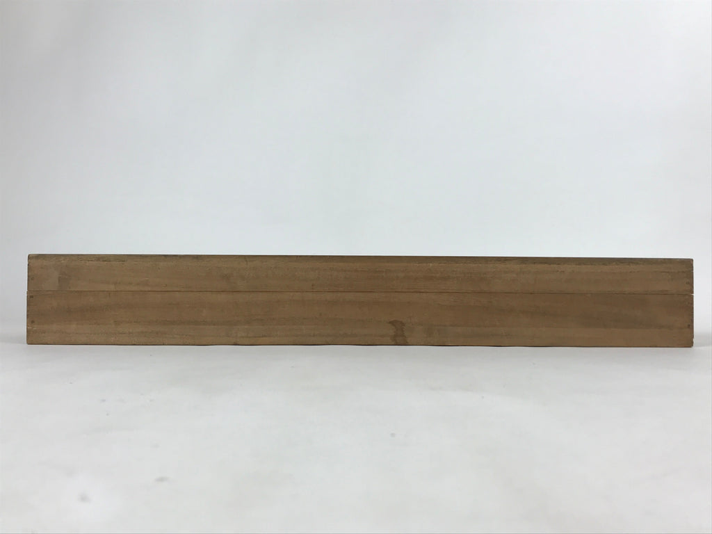 Japanese Wooden Hanging Scroll Box Vtg Kakejiku Hako Inside Length 53cm SB275