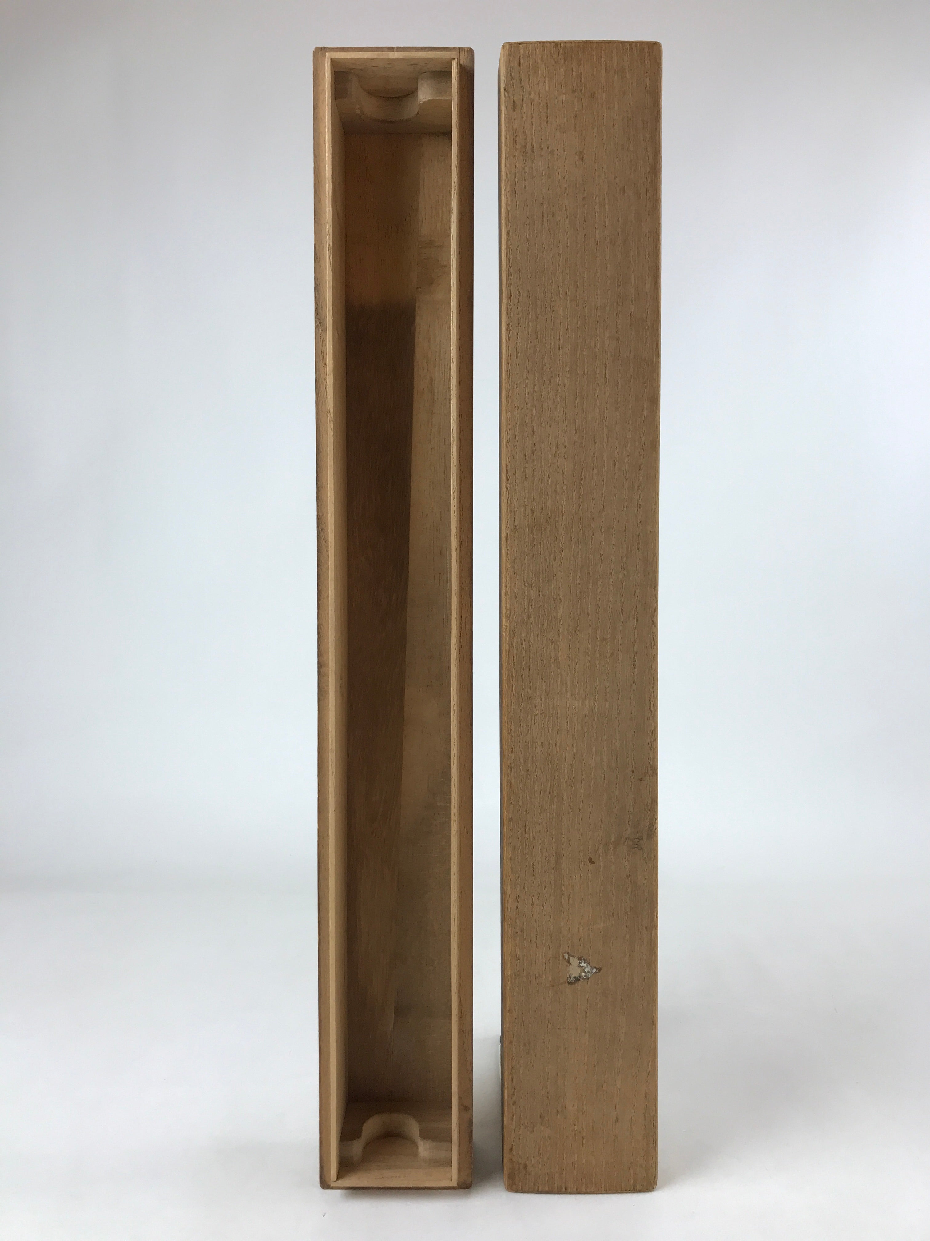 Japanese Wooden Hanging Scroll Box Vtg Kakejiku Hako Inside Length 54.3cm SB276