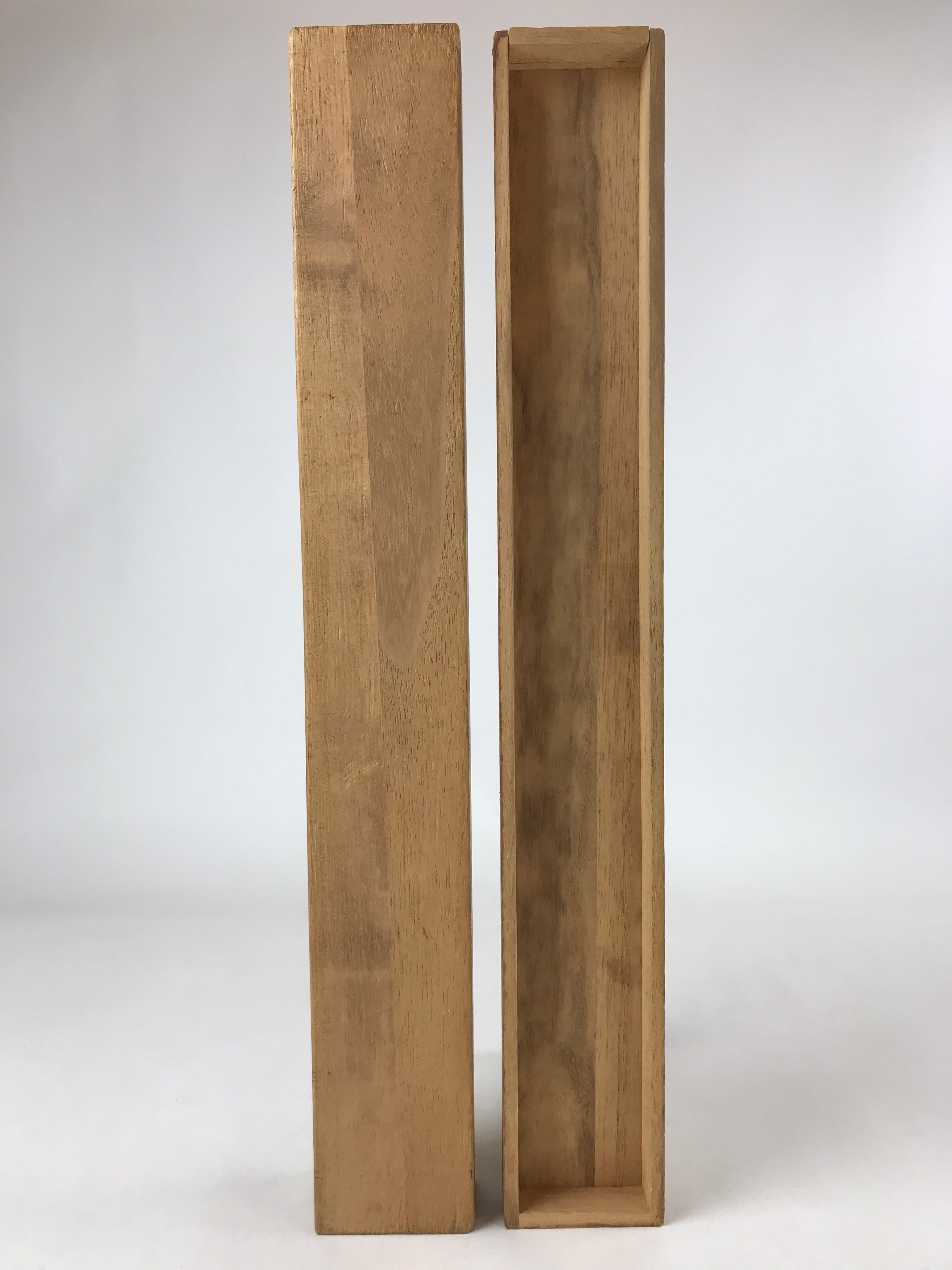 Japanese Wooden Hanging Scroll Box Vtg Kakejiku Hako Inside Length 54.3cm SB276