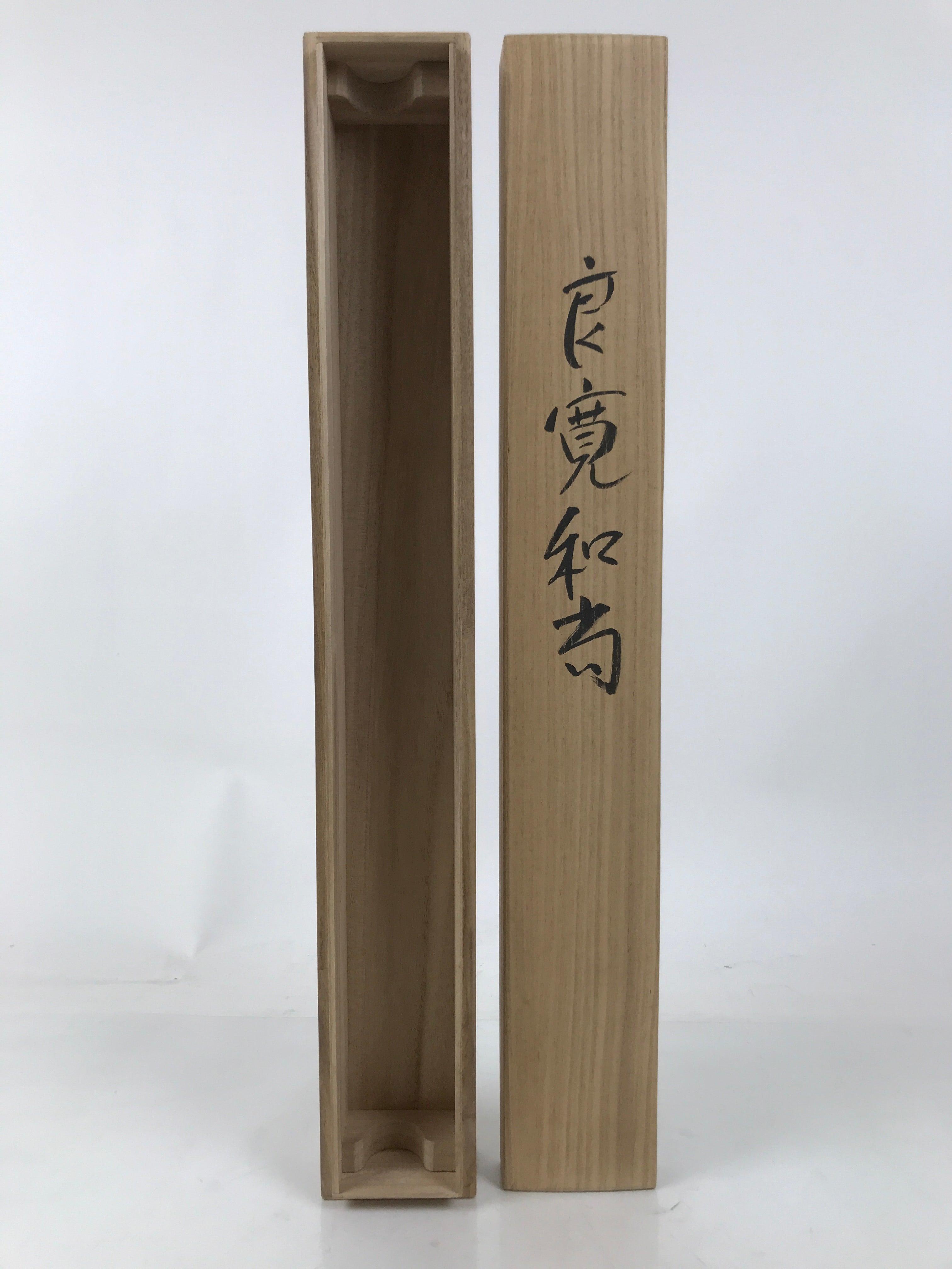 Japanese Wooden Hanging Scroll Box Vtg Kakejiku Hako Inside Length 54.7cm SB299