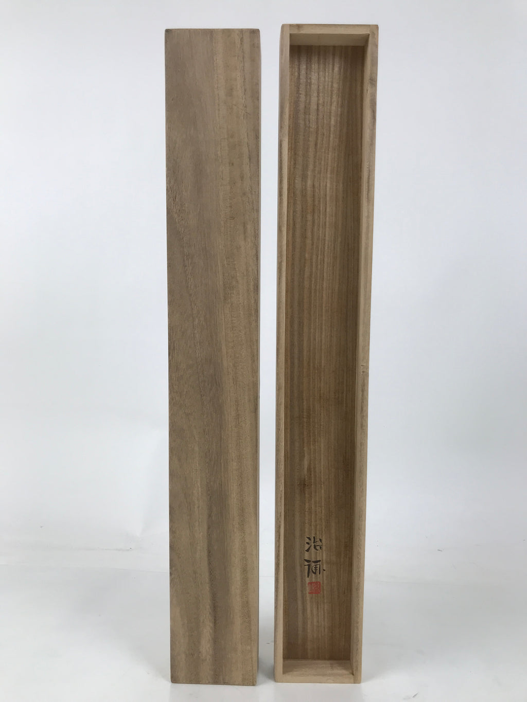 Japanese Wooden Hanging Scroll Box Vtg Kakejiku Hako Inside Length 54.7cm SB299