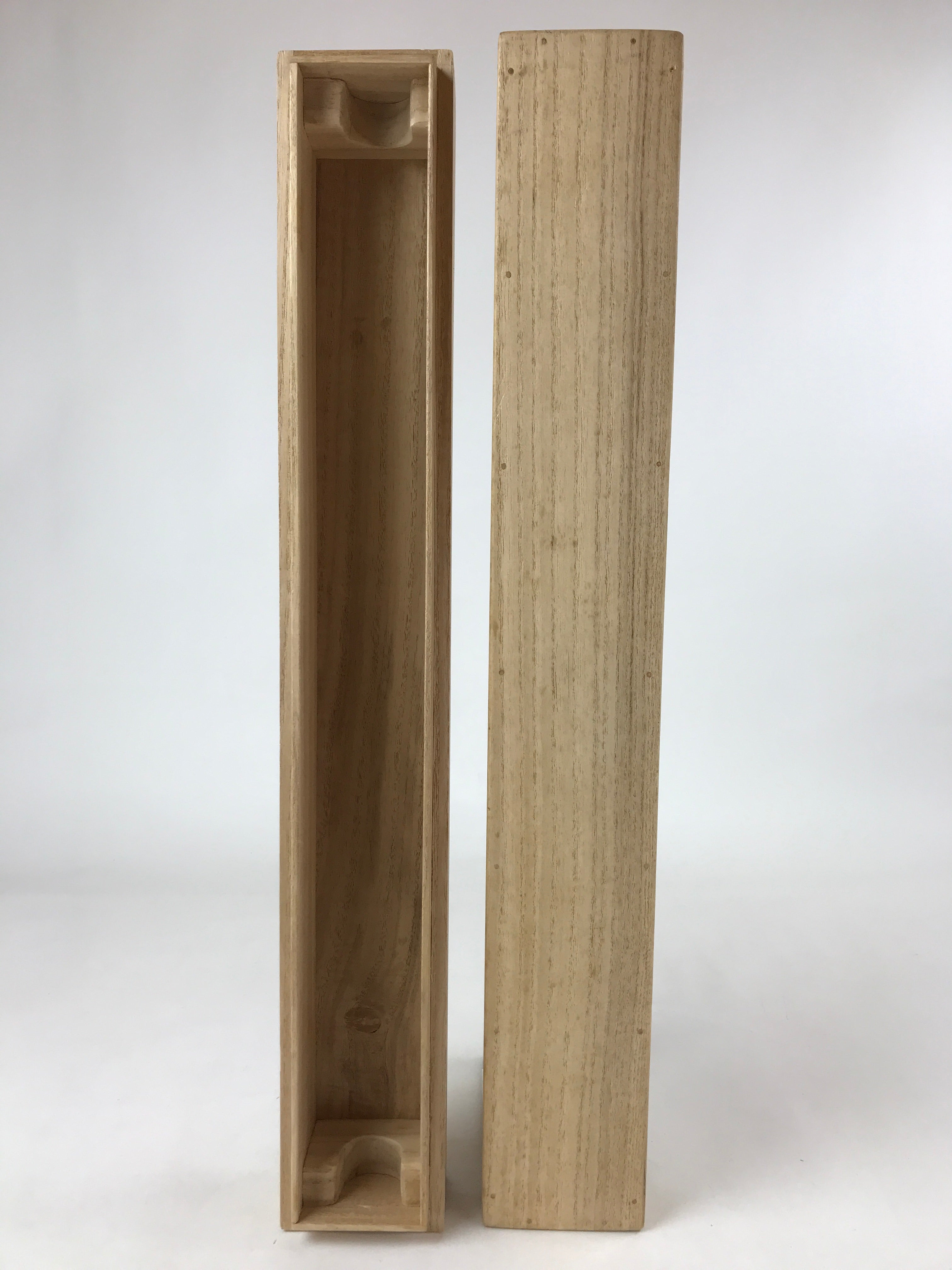 Japanese Wooden Hanging Scroll Box Vtg Kakejiku Hako Inside Length 54.8cm SB279