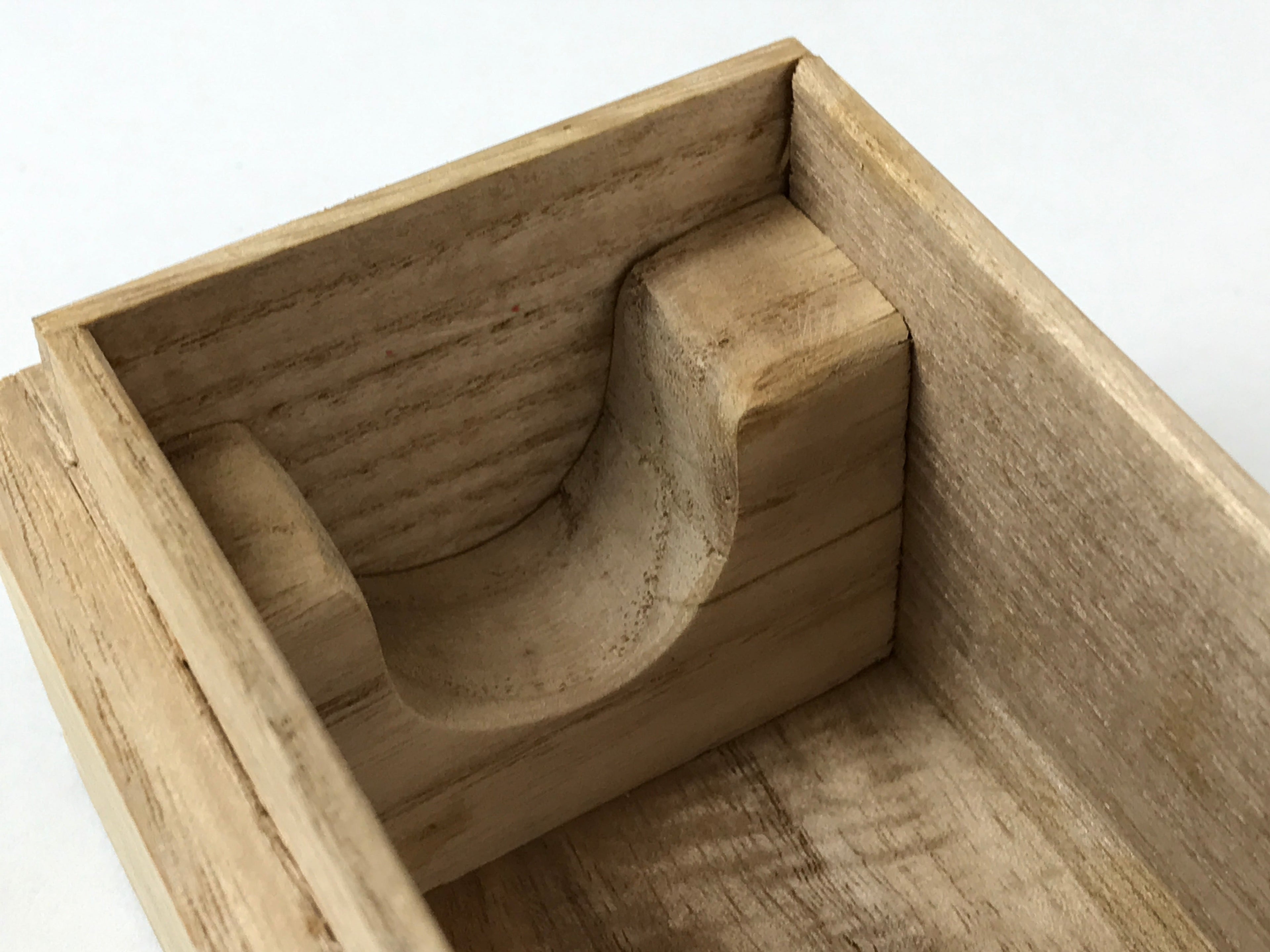 Japanese Wooden Hanging Scroll Box Vtg Kakejiku Hako Inside Length 54.8cm SB279