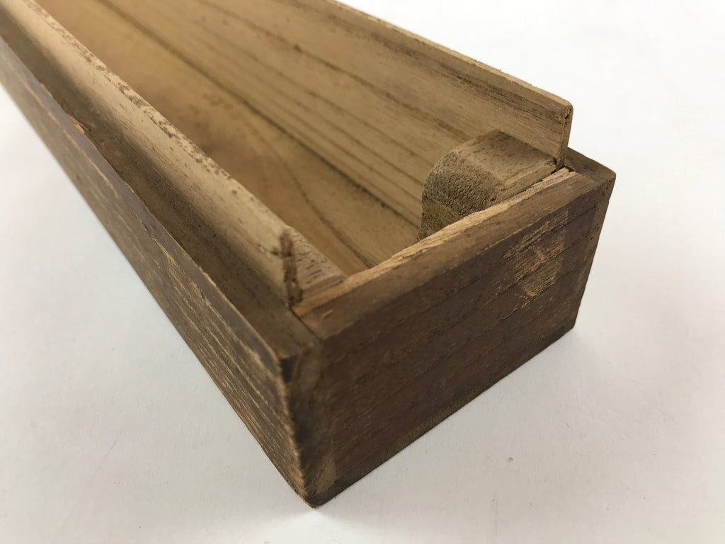 Japanese Wooden Hanging Scroll Box Vtg Kakejiku Hako Inside Length 55.2cm SB227