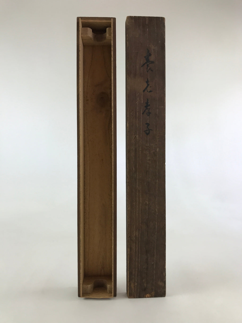 Japanese Wooden Hanging Scroll Box Vtg Kakejiku Hako Inside Length 55.2cm SB227