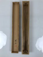 Japanese Wooden Hanging Scroll Box Vtg Kakejiku Hako Inside Length 55.5cm SB329