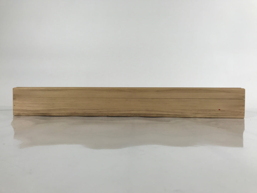 Japanese Wooden Hanging Scroll Box Vtg Kakejiku Hako Inside Length 56cm SB294