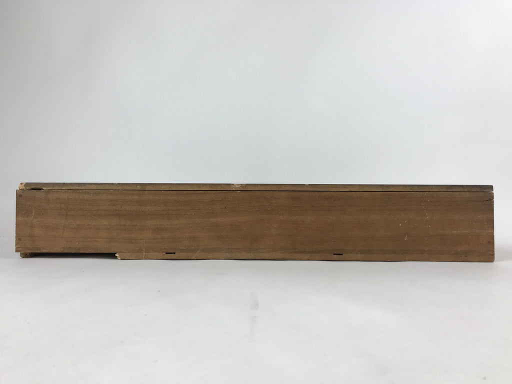Japanese Wooden Hanging Scroll Box Vtg Kakejiku Hako Inside Length 58cm SB282