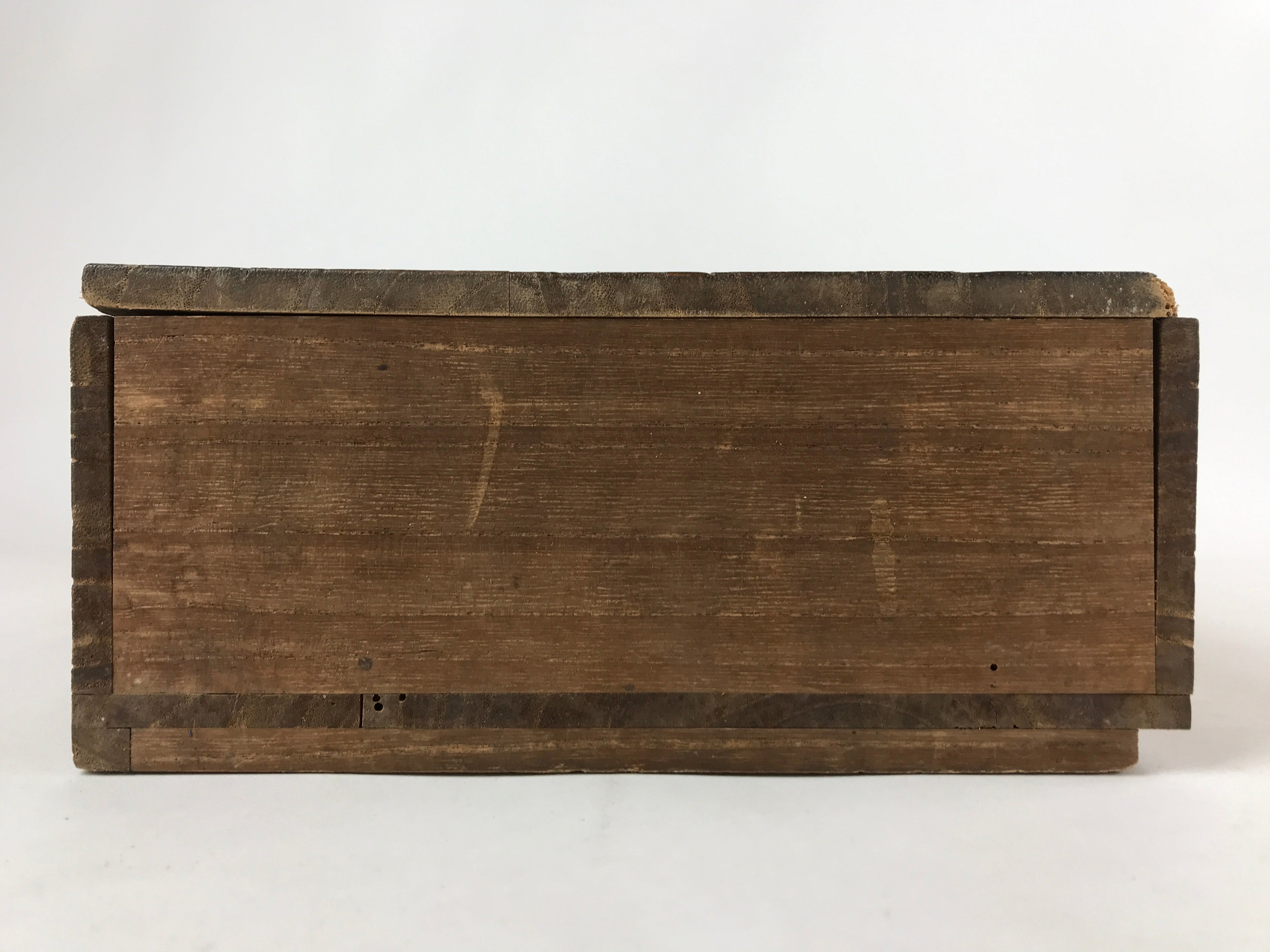 Japanese Wooden Hanging Scroll Box Vtg Kakejiku Hako Inside Length 58cm SB282