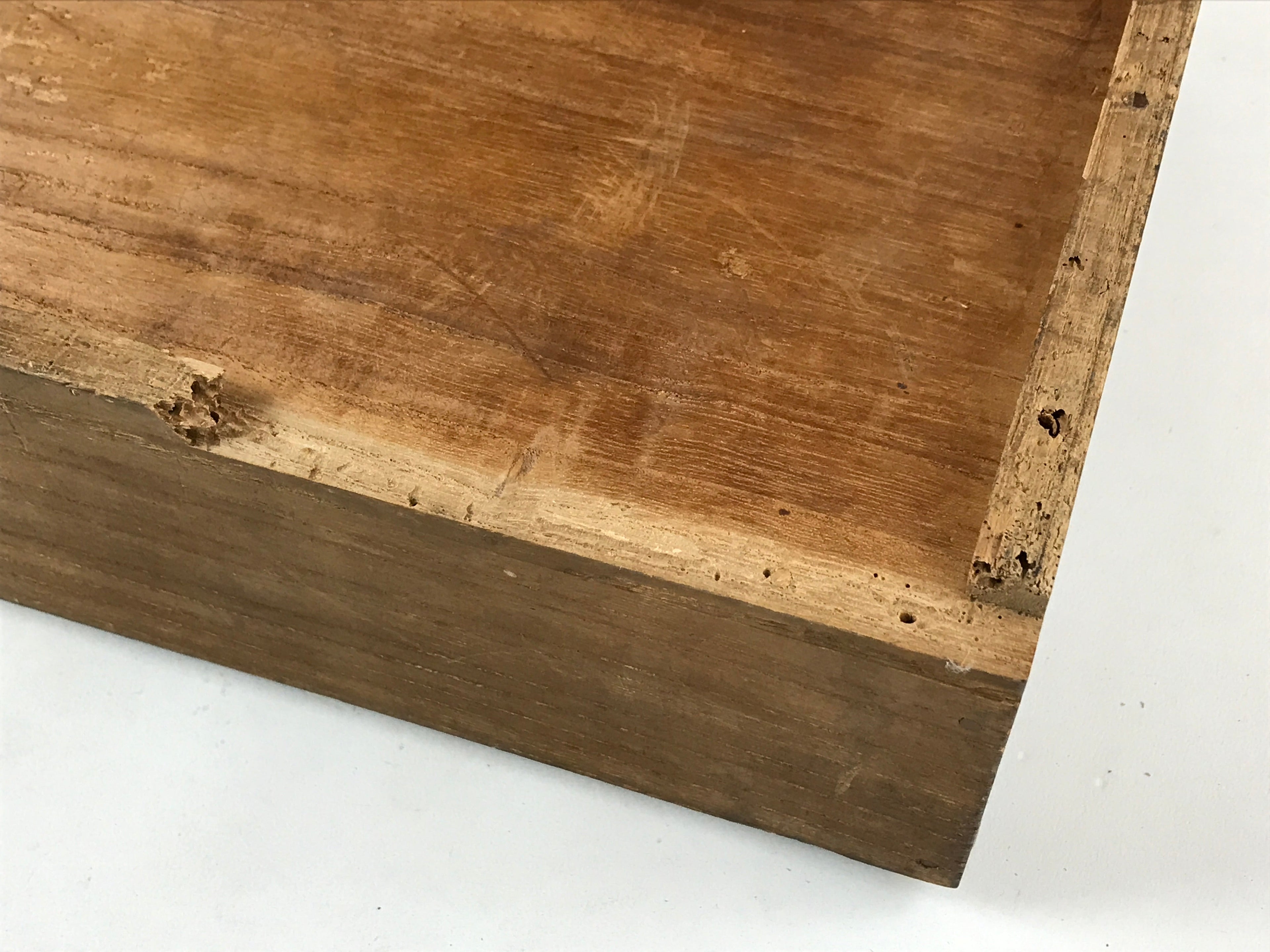 Japanese Wooden Hanging Scroll Box Vtg Kakejiku Hako Inside Length 58cm SB282