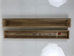 Japanese Wooden Hanging Scroll Box Vtg Kakejiku Hako Inside Length 59.1cm SB331