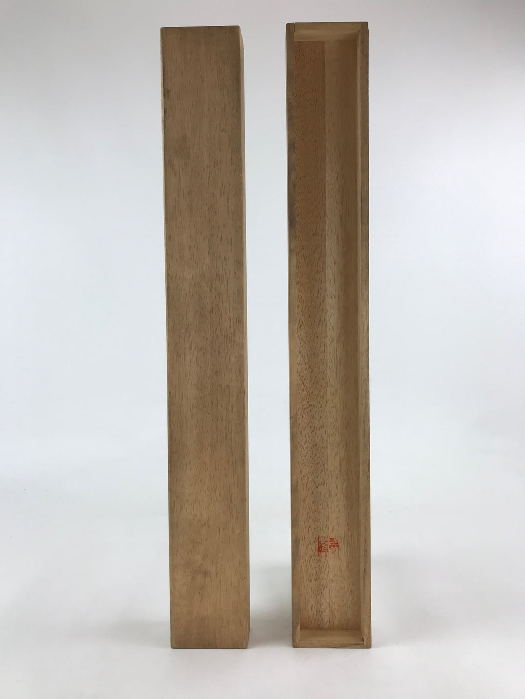 Japanese Wooden Hanging Scroll Box Vtg Kakejiku Hako Inside Length 59.2cm SB236