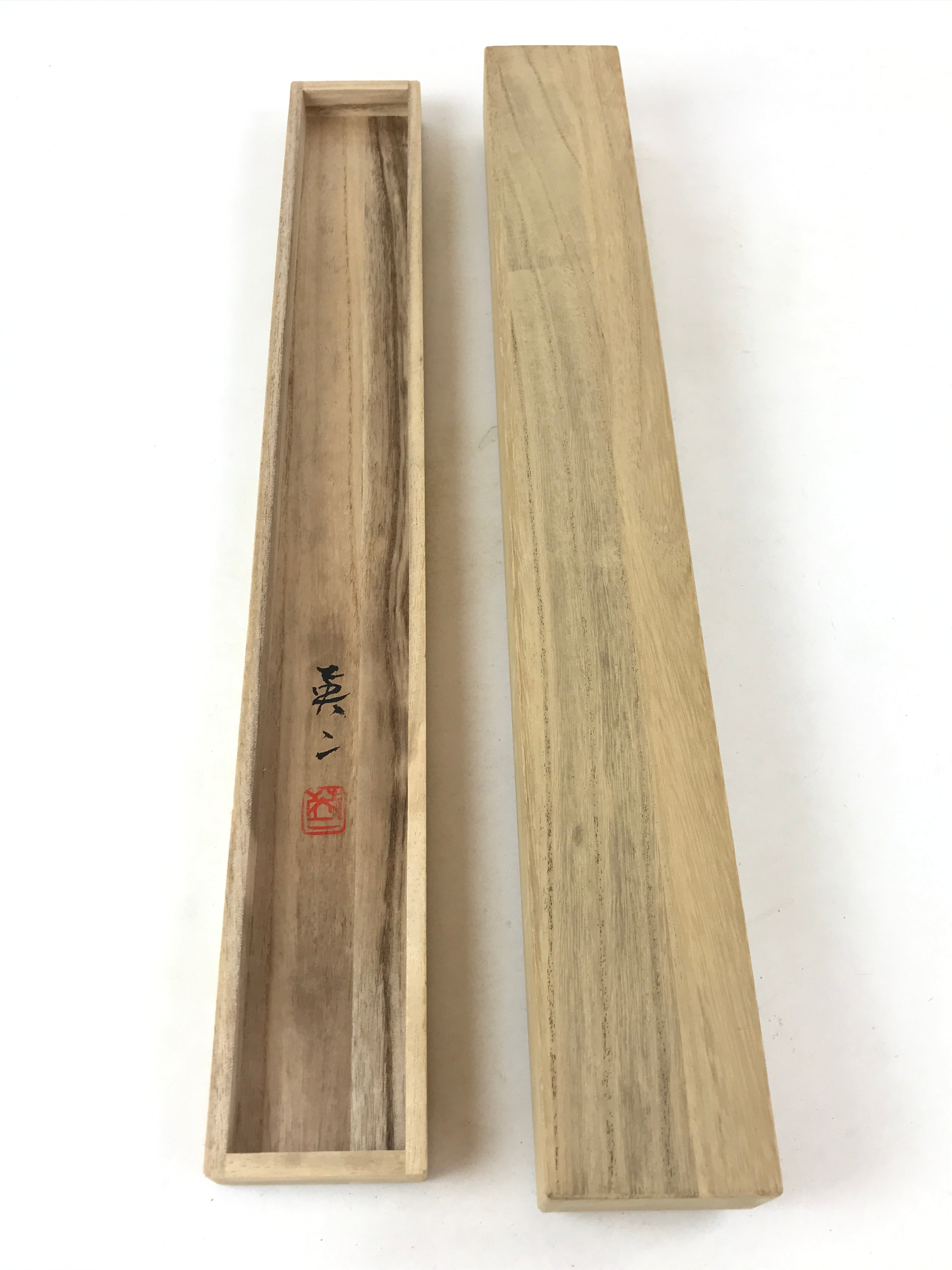 Japanese Wooden Hanging Scroll Box Vtg Kakejiku Hako Inside Length 59.2cm SB238