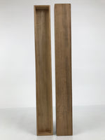 Japanese Wooden Hanging Scroll Box Vtg Kakejiku Hako Inside Length 59.5cm SB341