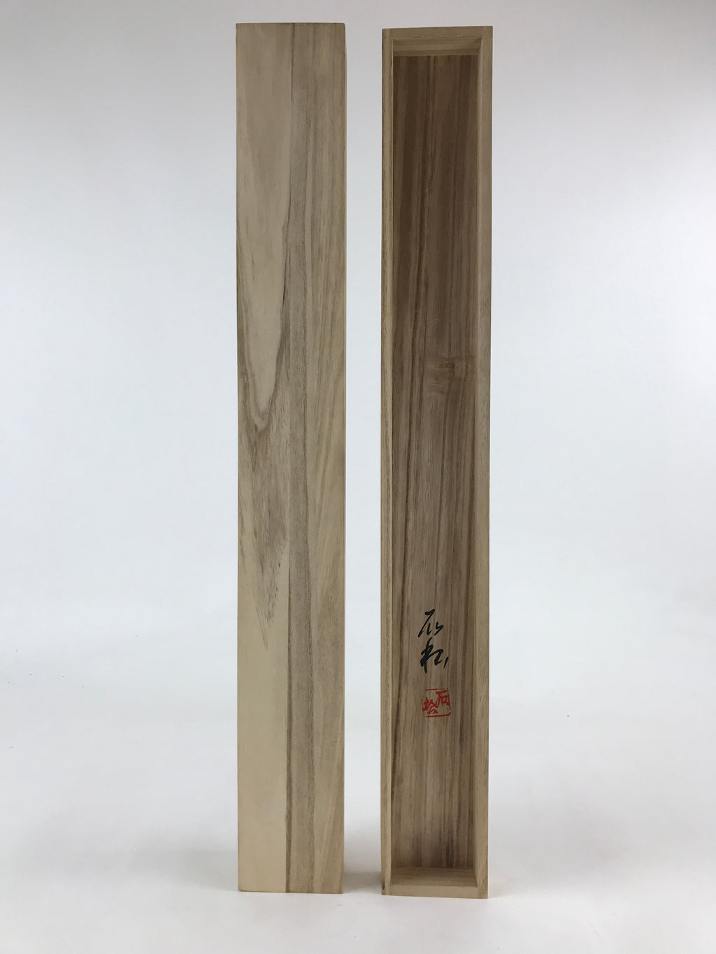 Japanese Wooden Hanging Scroll Box Vtg Kakejiku Hako Inside Length 59.7cm SB234