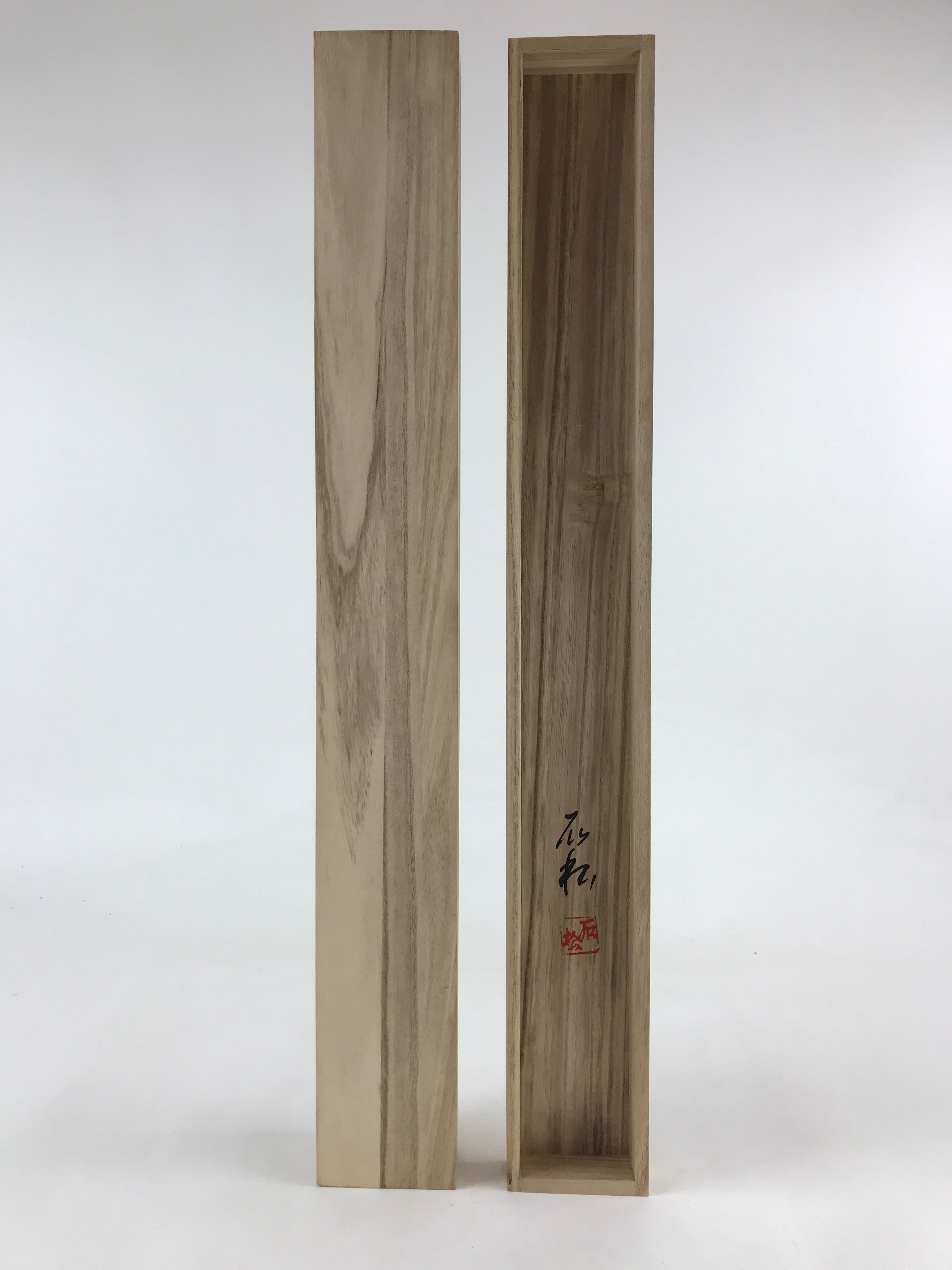 Japanese Wooden Hanging Scroll Box Vtg Kakejiku Hako Inside Length 59.7cm SB234
