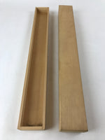 Japanese Wooden Hanging Scroll Box Vtg Kakejiku Hako Inside Length 60.3cm SB265