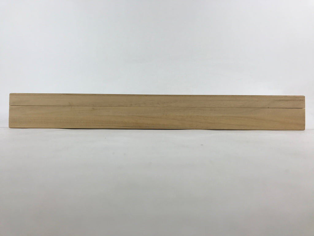 Japanese Wooden Hanging Scroll Box Vtg Kakejiku Hako Inside Length 60.5cm SB217