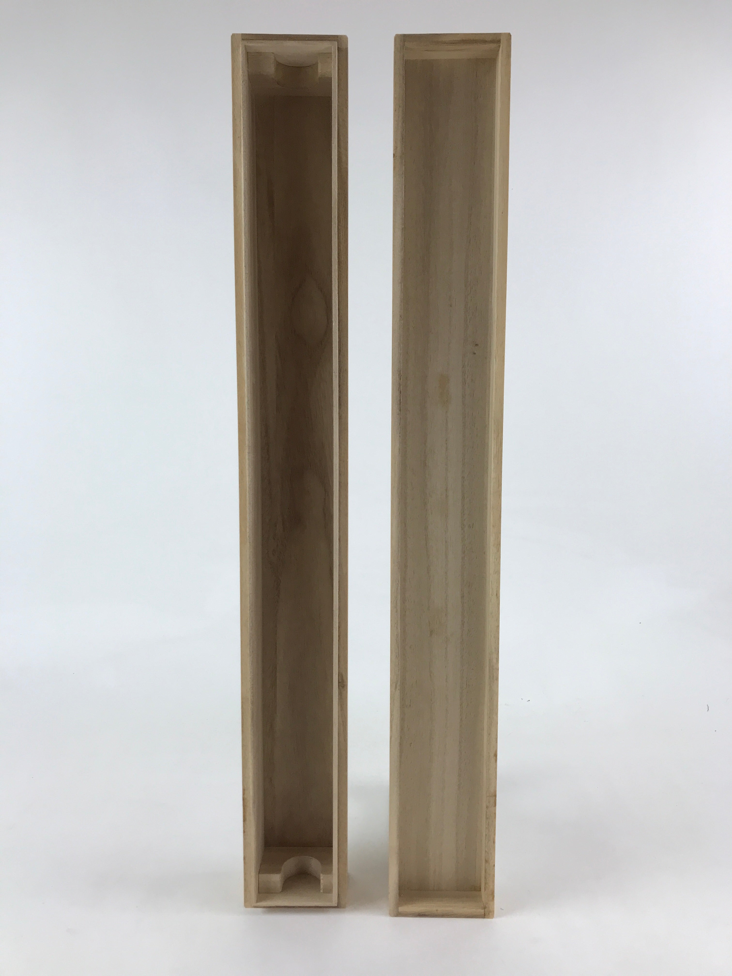 Japanese Wooden Hanging Scroll Box Vtg Kakejiku Hako Inside Length 60.5cm SB217