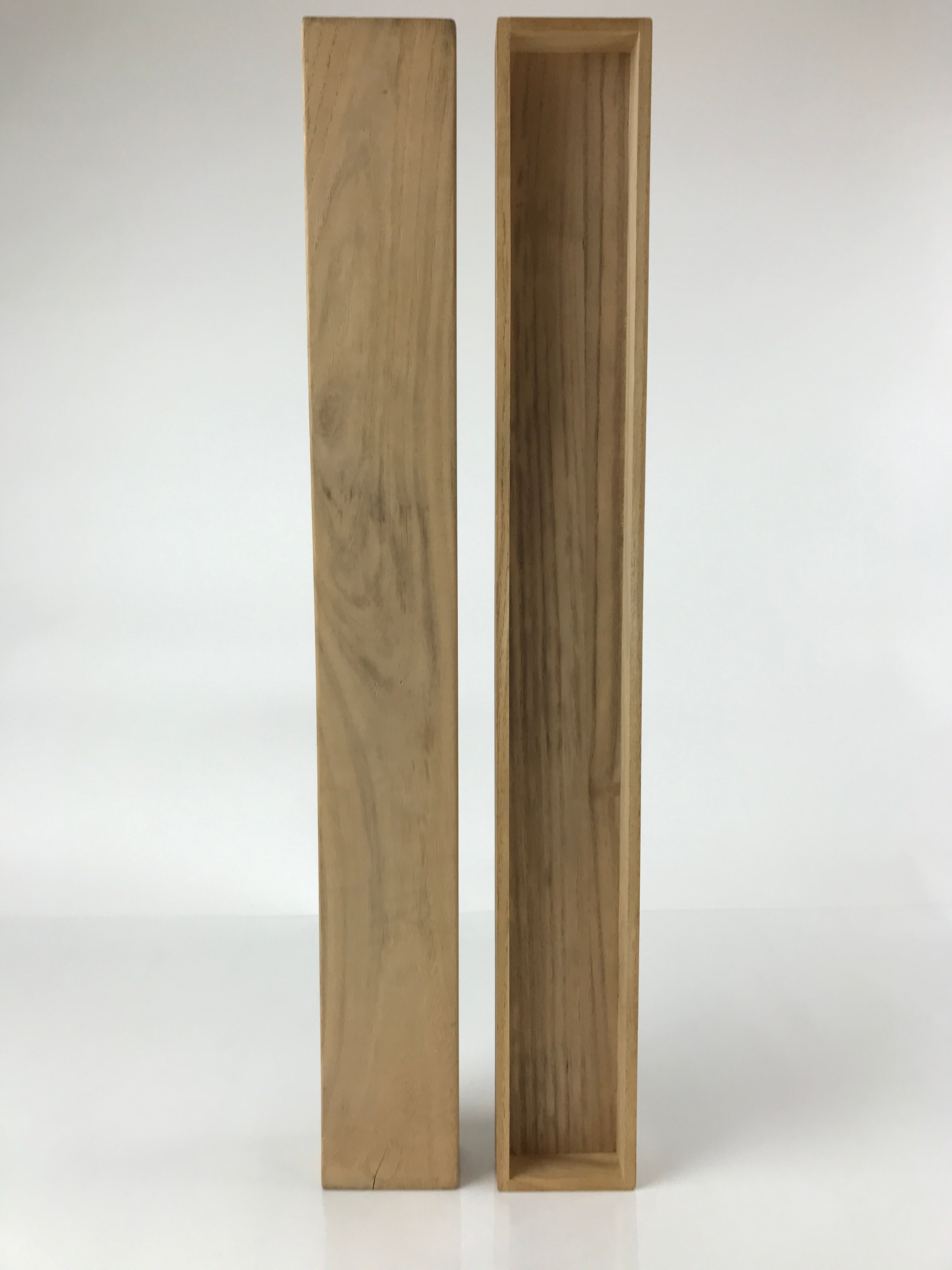 Japanese Wooden Hanging Scroll Box Vtg Kakejiku Hako Inside Length 60.5cm SB286