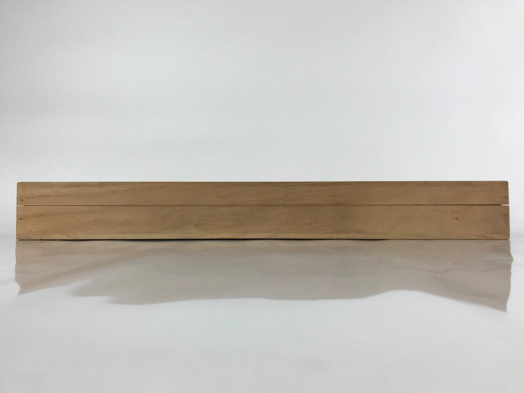 Japanese Wooden Hanging Scroll Box Vtg Kakejiku Hako Inside Length 60.5cm SB286