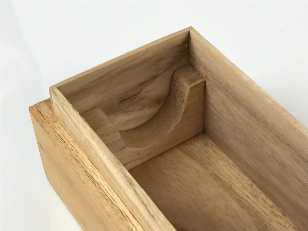 Japanese Wooden Hanging Scroll Box Vtg Kakejiku Hako Inside Length 60.5cm SB286