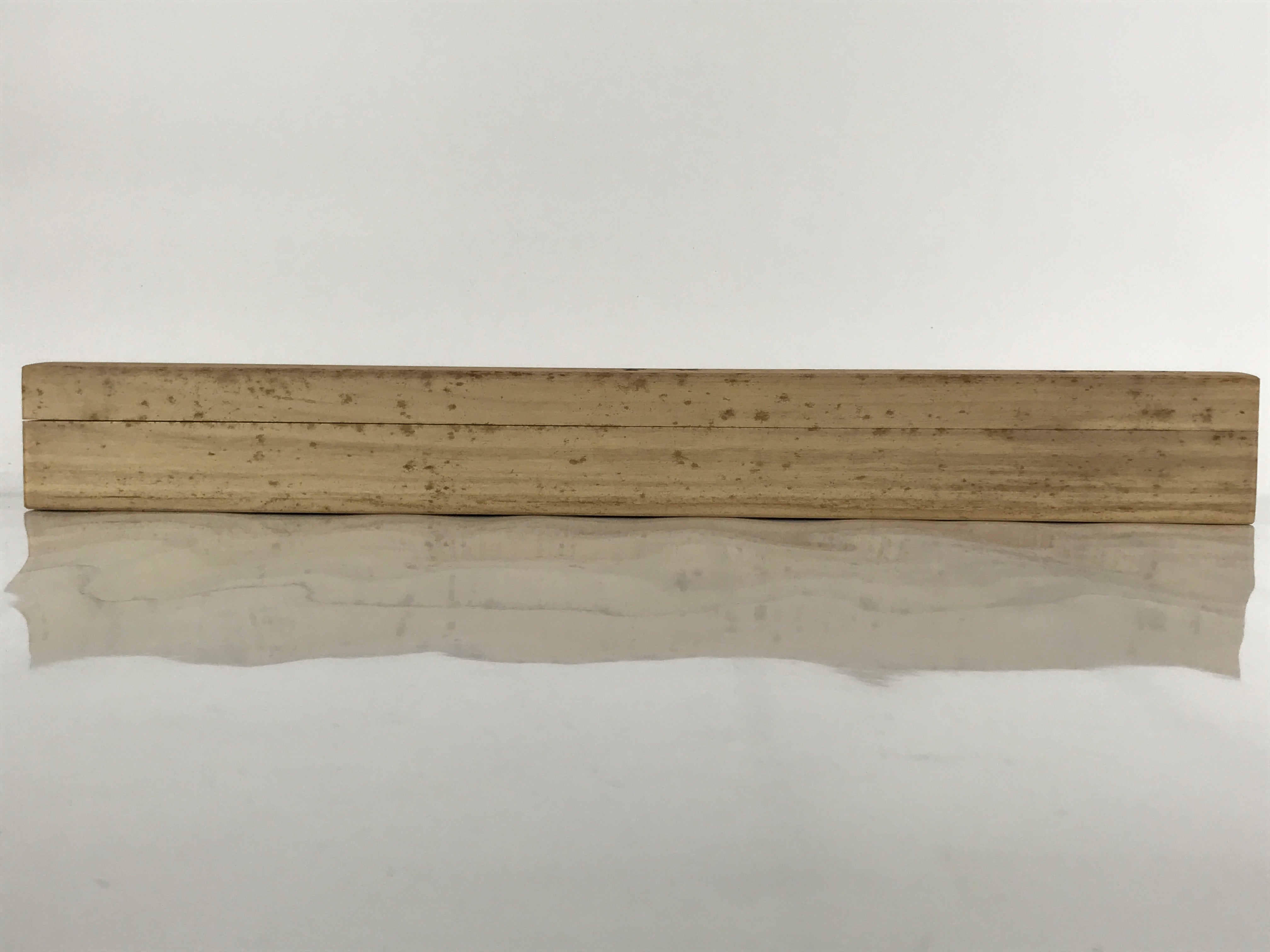 Japanese Wooden Hanging Scroll Box Vtg Kakejiku Hako Inside Length 60.5cm SB296