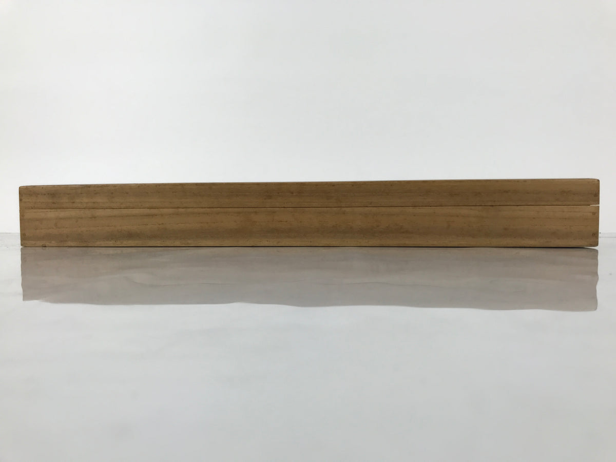 Japanese Wooden Hanging Scroll Box Vtg Kakejiku Hako Inside Length 60.5cm SB332