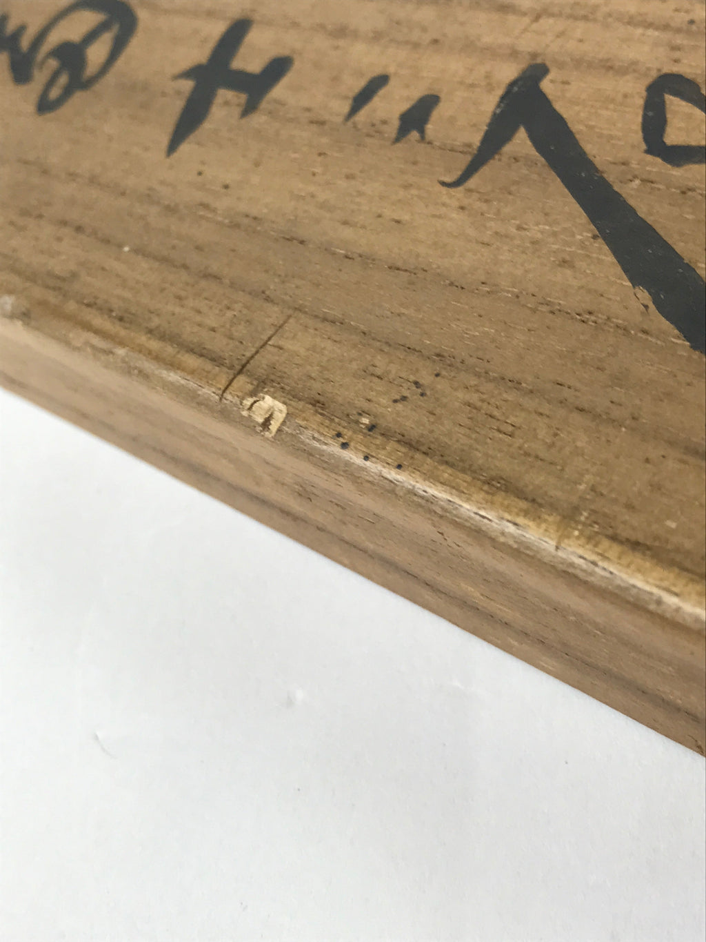 Japanese Wooden Hanging Scroll Box Vtg Kakejiku Hako Inside Length 60.7cm SB230