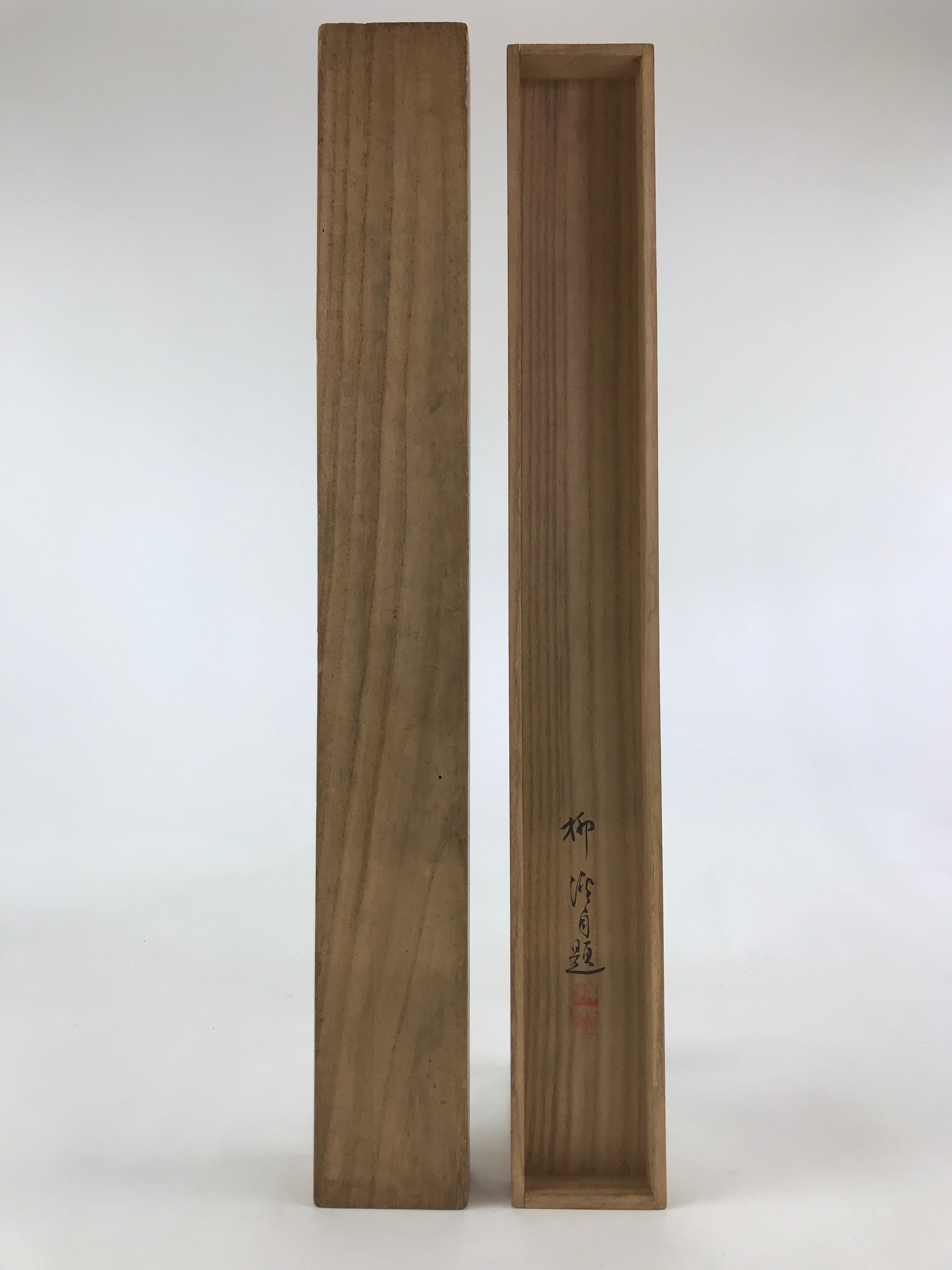 Japanese Wooden Hanging Scroll Box Vtg Kakejiku Hako Inside Length 60.7cm SB230